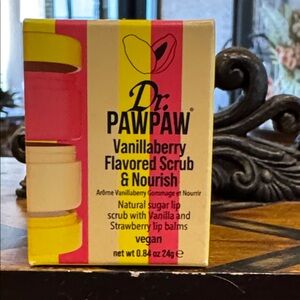 Dr PawPaw Vanillaberry Lip Scrub & Nourish